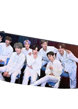 Пенал шкільний bts bangtan boys бтс двосторонній 22х11 см (pn_0122)