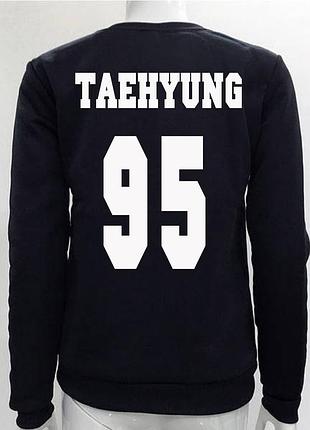 Свитшот c принтом тэхен 95 / bts (5343_1814)