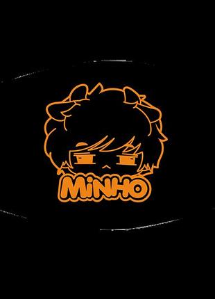 Маска захисна на обличчя к-поп minho 12х17 см (ms325)