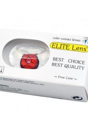 Кольорові лінзи модель «дарк ред» elite lens (ln005)