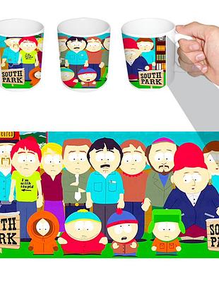 Чашка белая южный парк (z0933)