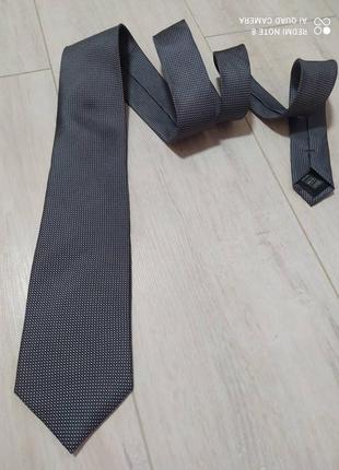 Шелковый галстук от marks&spencer 100% шелк4 фото
