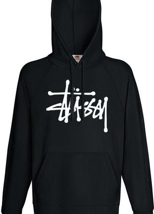 Толстовка, худи с капюшоном stussy (5343_1789)