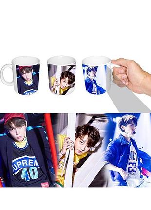 Чашка біла k-pop bts чонгук (z0612)