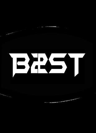 Маска захисна на обличчя beast k-pop гурт біст b2st 12х17 см (ms301)