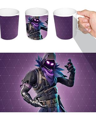 Чашка белая игра фортнайт (z0219)