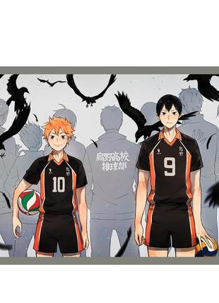 Постер плакат аниме волейбол haikyuu  (poster_464)