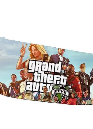 Пенал школьный гта 5 gta 5 grand theft auto v двухсторонний 22х11 см (pn_0164)