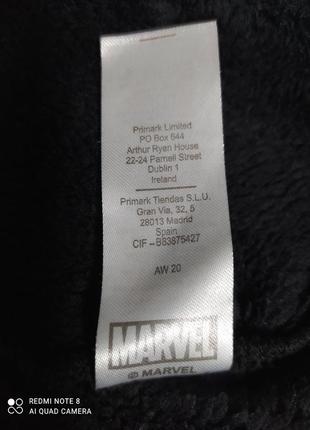 Флісовий світшот/ толстовка/ тепла кофта marvel від primark розмір xs9 фото