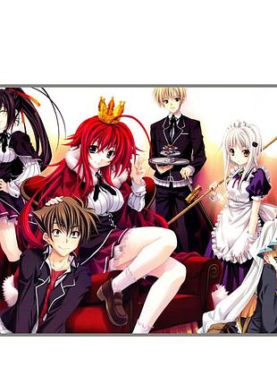 Постер плакат аніме демони старшої школи high school dxd 42х29 см а3 (poster_0480)