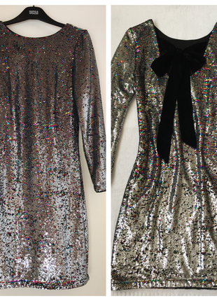 Надзвичайно красиве елегантне плаття / сукня / сукні паєтки "m&s" розмір s