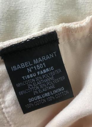 Оригинальная новая мини юбка пудрового цвета в микровельвет isabel marant etoile6 фото