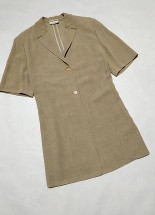 Подовжений піджак великий розмір жакет кардиган батал блуза блузка сорочка сорочка