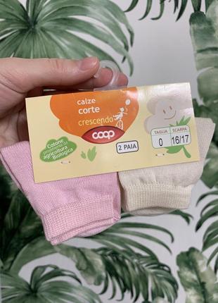 Набор носочков для новорождённого размер 16-17❤️1 фото