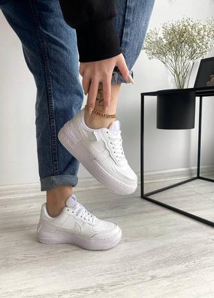 Nike air force white женские кроссовки найк аир форс белые