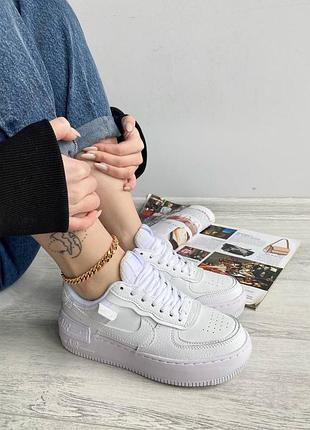Nike air force white женские кроссовки найк аир форс белые5 фото