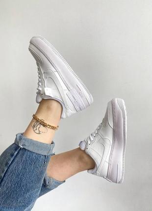Nike air force white женские кроссовки найк аир форс белые3 фото