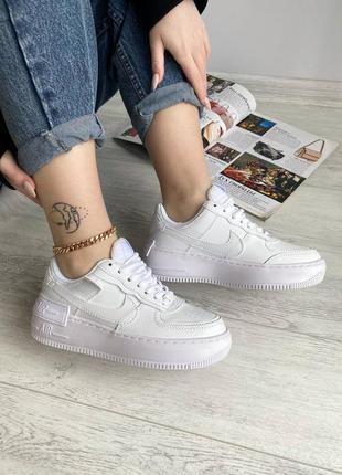 Nike air force white женские кроссовки найк аир форс белые6 фото