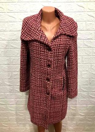 Суперскокое женское пальто розового оттенка s-m. розродаж!д12