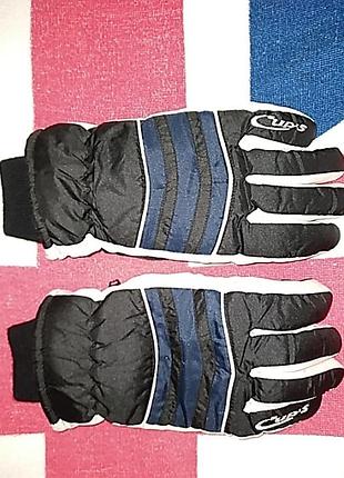 Зимние,лыжные, утепленные перчатки cups