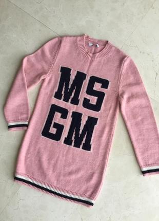 Тёплое платье msgm оригинал, 14 лет