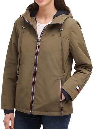 Tommy hilfiger ladie's softshell hooded jacket.3 фото