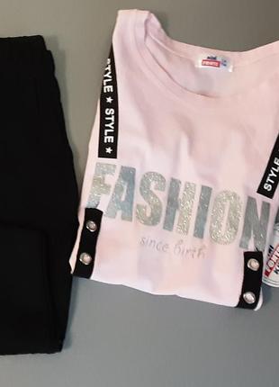 Костюм для дівчинки (бріджи +футболка )