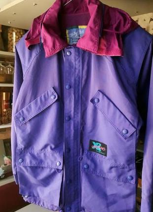 Винтажная стильная куртка ветровка trevira finesse1 фото