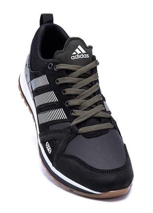 Чоловічі шкіряні кросівки adidas workout a19 green star