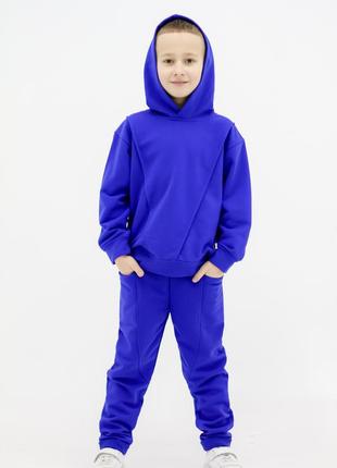 Стильний сучасний костюм для хлопчика трикотажний