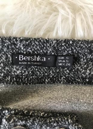 Спідничка сірого кольору bershka3 фото