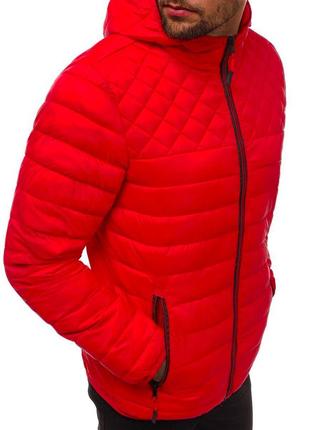 Демисезонная, мужская куртка красная / деми, осенняя, весенняя