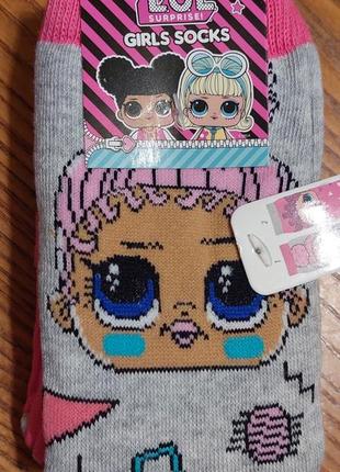 Дві пари шкарпеток l.o.l. surprise 31-34 ( пр-во бельгія )