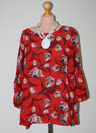Италия батал  блуза блузка летучая бышь кимоно хлопковая льняная свободная4 фото