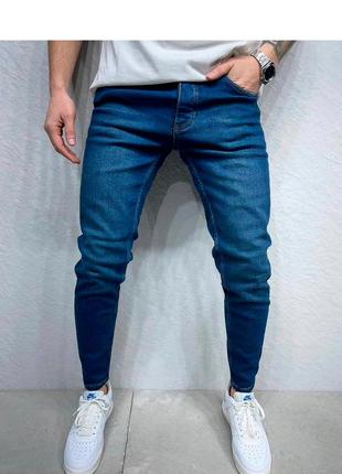 Джинси чоловічі базові сині туреччина / джинси чоловічі базові сині варенки штани штани