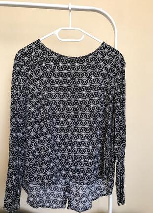 Блузка чорно-білого кольору h&m