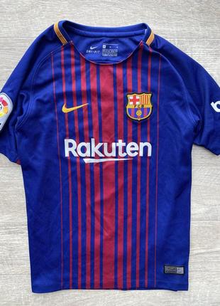 Nike barcelona футболка оригинал детская футбольная1 фото