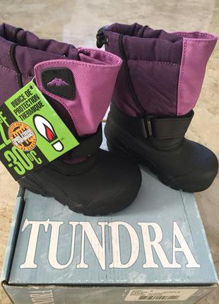 Tundra boots оригинал из америки, фиолетово-розовые
