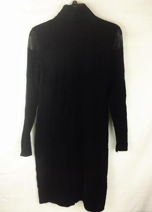 Платье трикотажное ralph lauren с прозрачными вставками по плечам l -50р7 фото