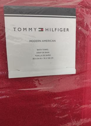 Большое махровое полотенце tommy hilfiger оригинал!!!2 фото