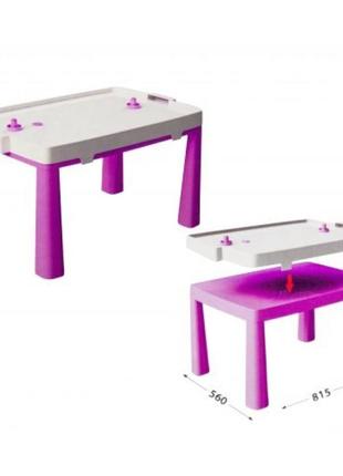 Стол детский+комплект для игры doloni toys (04580/3) фиолет