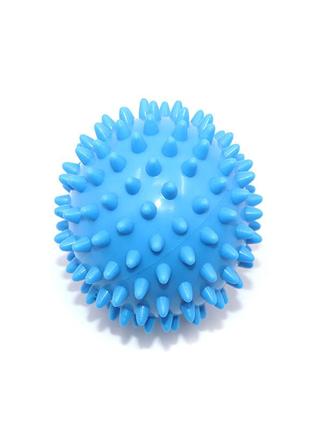 Мяч для фитнеса с шипами dobetters pvc p2 blue массажный диаметр 7.5 см