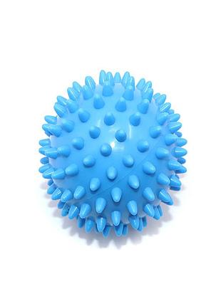 Мяч для фитнеса с шипами dobetters pvc p2 blue массажный диаметр 7.5 см