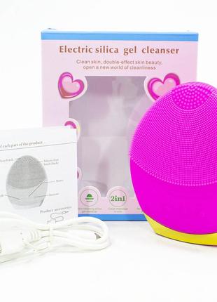 Щетка-массажер для чистки лица smallbei bc1819 pink очистка пор лица массаж и красота вашей кожи