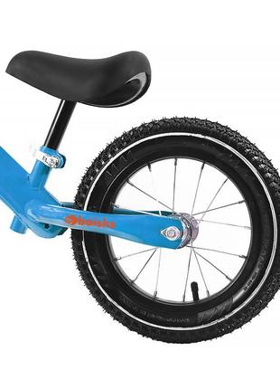 Беговел дитячий baishs 058 blue двоколісний велосипед без педалі для малюків4 фото