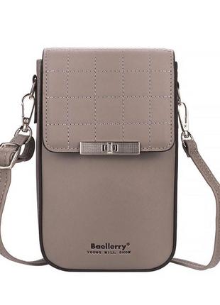 Женский кошелек baellerry n8612 smoke purple стильный аксессуар байлери