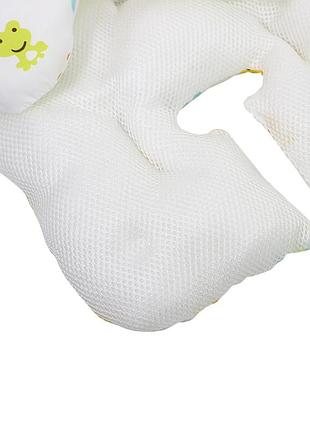 Вкладыш-матрасик lovely baby "зоопарк" в коляску и автокресло хлопковый