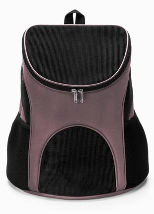 Рюкзак-переноска lesko sy210815 brown l сумка для котів і собак