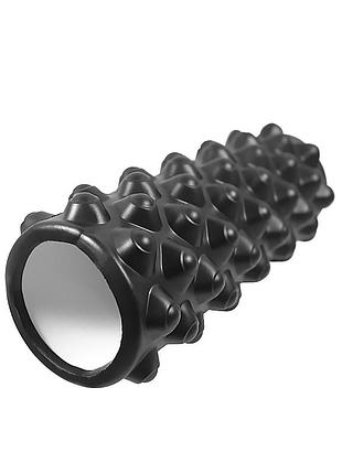 Масажний валик ролик dobetters grid roller black ролер 33*14 см