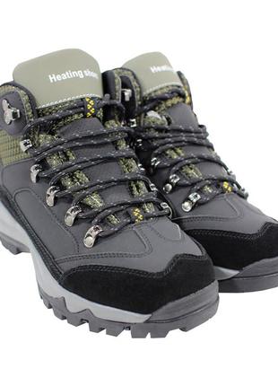 Мужские зимние ботинки с подогревом подошвы hotshoes 901 black 41 (стелька 27.5см) (уценка нет подогрева)